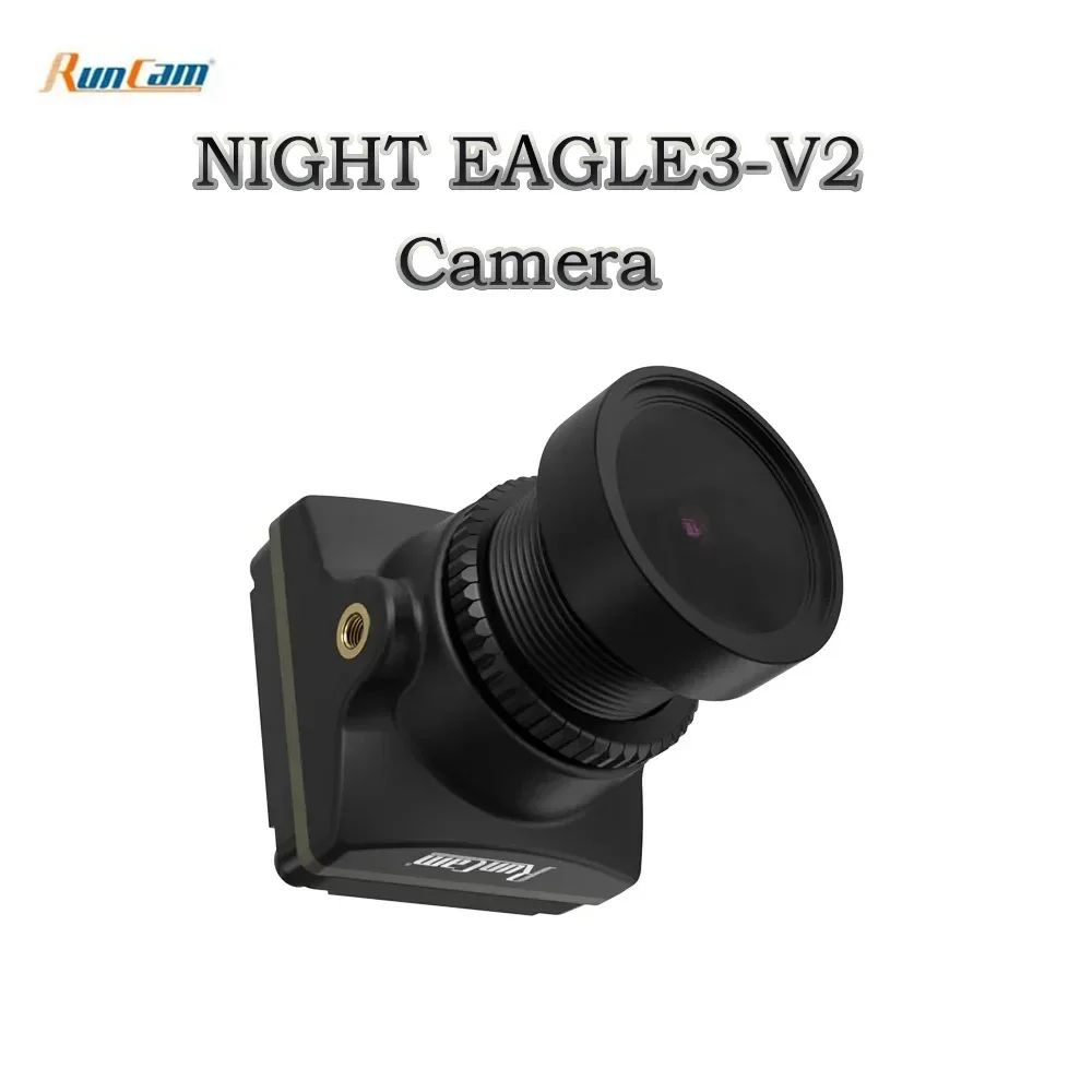 

RunCam Night Eagle 3 V2 1500TVL 8.5g Ultra Light FOVD NTSC/PAL CMOS FPV Starlight Night Vision Camera for FPV RC Drone