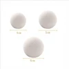Wool Dryer Balls Reusable Natural Fabric Softener Laundry Washing Machine Accessories Home Washing 4/5/6cm Fleece Dryer Balls 4