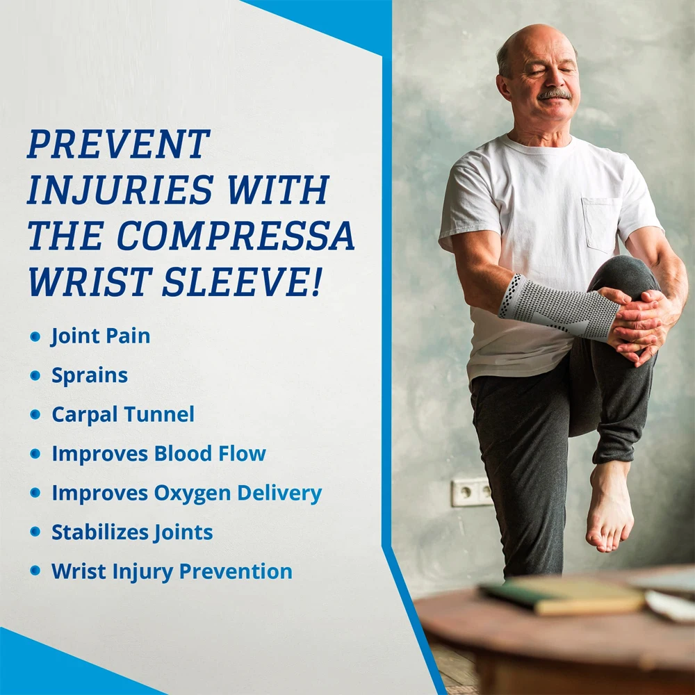 قطعتان من أكمام دعم المعصم - ضغط المعصم لنفق الرسغ...