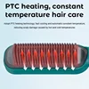 Professional Negative Ion Hair Straightener Hot Sale Mini Hair Straightener Hot Comb Customized Hairs Styling Tools Hairs Brush 4