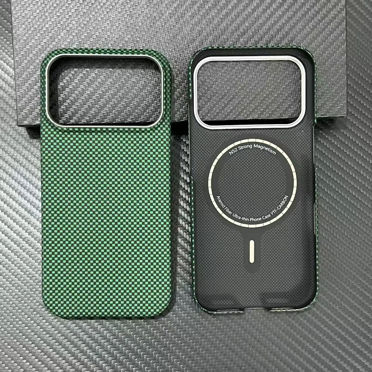 Luxury Kevlar Ultra-Thin Lightweight Phone Case with MagSafe and Anti-Bumping Protection