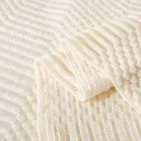 White Boho Throw Blankets Textured Big Knitted Blankets Chunky Vintage Luxury Throw Bedspread Blanket Cover Manta Para Sofá 3