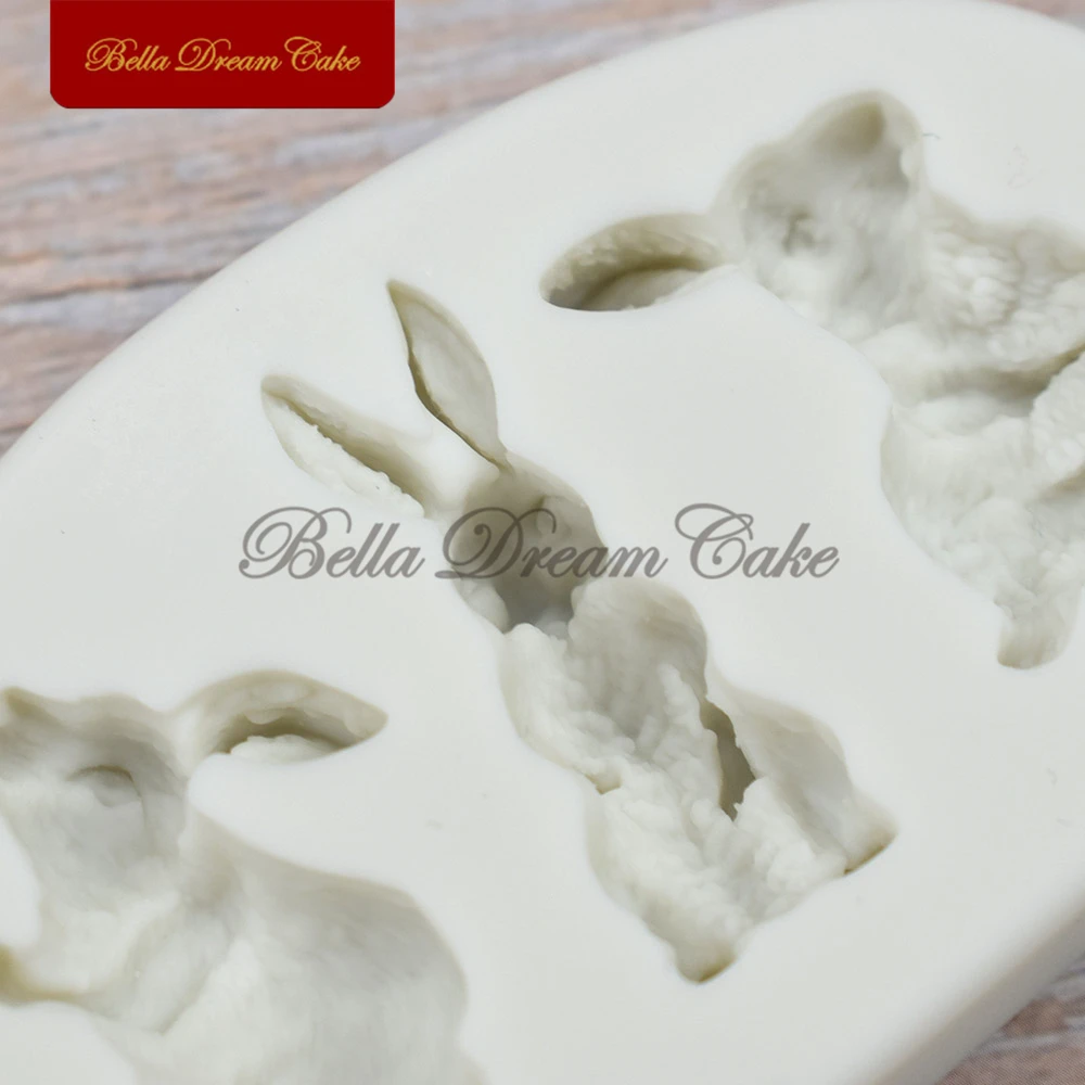 Stampo In Silicone A Forma Di Coniglietto Pasquale 3D: Per Dolci, Pasta Di Zucchero E Torte! - 3