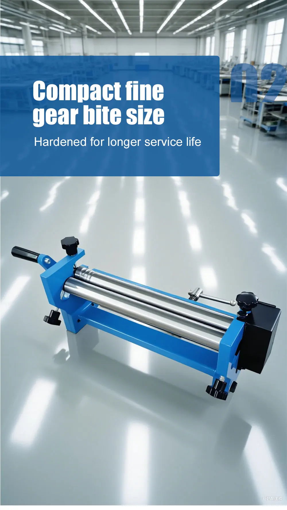 Hand-Cranked Folding Machine Manual Bending Machine Metal Coiling Machine Small
