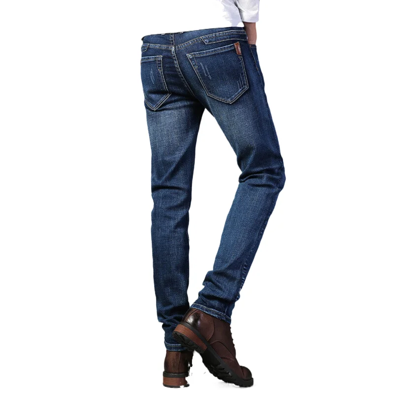 Cotton Men's Jeans Denim Pants Brand Classic Overalls Straight Trousers for Men Oversize size Slim stretch jeans Pencil pants
