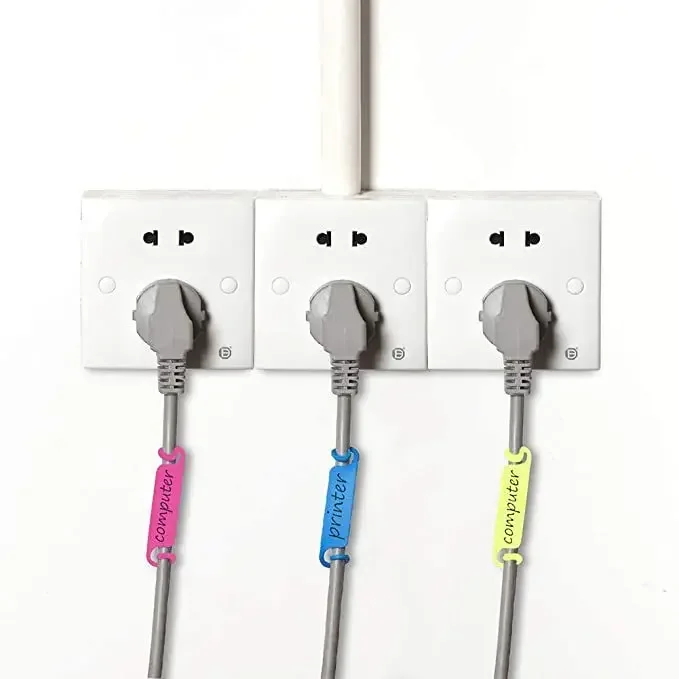 Cable Ties Wire Organizer and Cables Multicolor Labels Attaches Color Markers Storage Tie Organiser Plastic Wiring Accessories