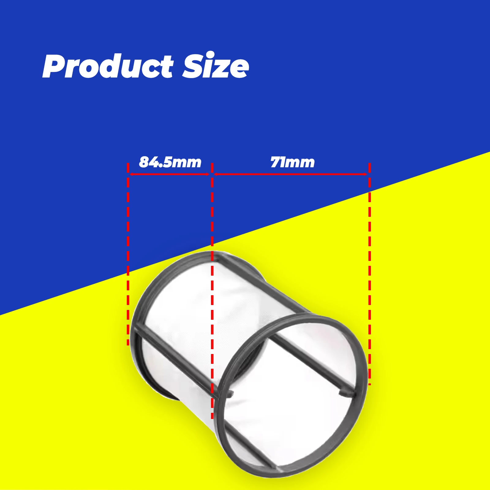 1PCS,12176000003676 Dishwasher Cylindrical Filter for Midea universal model parts 4