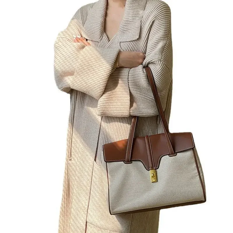 

VANOVICH 2024 Autumn and Winter New Long Casual Sweater Female Loose Temperament Turn-down Collar Knitted Cardigan Thick Coat