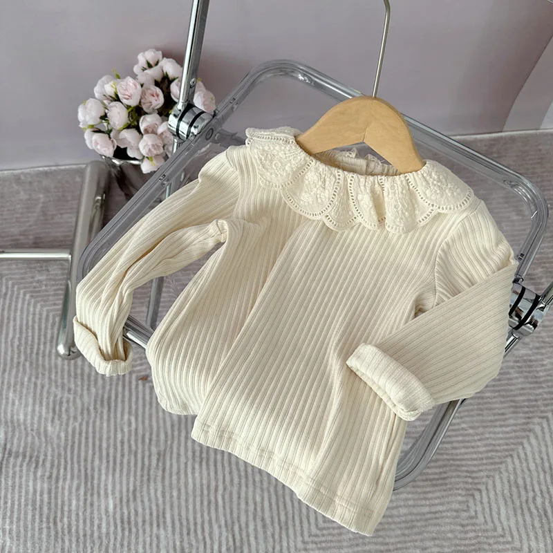 Autumn Long Sleeve Clothes For Kids Girls New Infant Bottoming Shirt