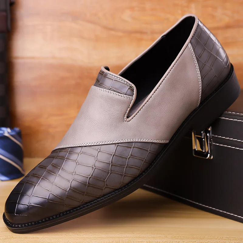 Men's Business Fashion Soft-soled shoes 46 Rubber Comfortable Formal Casual foot cover Breathable oversized party wedding shoes