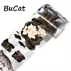 2m Laser PET Washi Tape Ancient StyleTransparent Stickers Decorative Adhesive Tape For Scrapbooking Journal Aesthetic Stationery 4