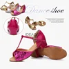 Glitter Child Dance Shoe For Girls/Kids/Women Ballroom Latin Shoe Ladies Modern Tango Salsa Sandals Dancing Shoe 3CM Low Heel 1