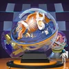 3D Magic Balance Table Games Toys Children Challenge Maze Ball Strategy Game Toys Two Person PK Desktop Games Gift for Kids 2