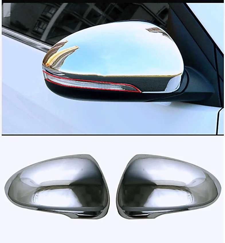 

For Hyundai Tucson 2015 - 2020 ABS chrome Accessories Car Side Door rearview mirror Cover Trim Car styling 2 Pieces/Set