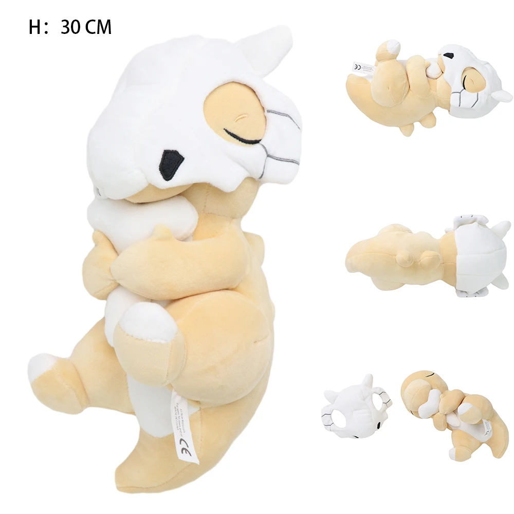New Pokemon Sleeping Pillows Cubone Chikorita Eevee Galarian Ponyta Soft Stuffed Dolls Cushion Kawaii Lucario Slowpoke Toy Gifts