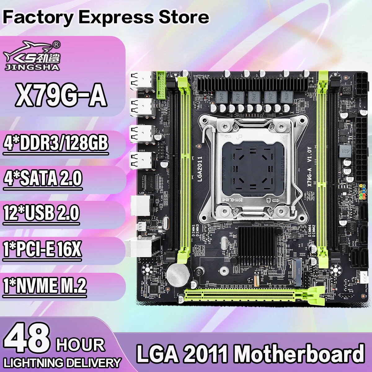 Jingsha X79 Dual Cpu Motherboard 2011 Motherboard Lga X79 JINGSHA