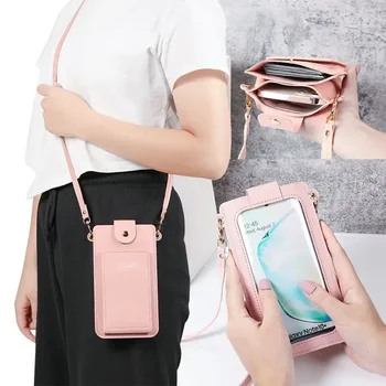 Borsa a tracolla per cellulare per donna Ragazza Porta cellulare universale Borse organizer Chiavi Carte Borse a tracolla portaoggetti