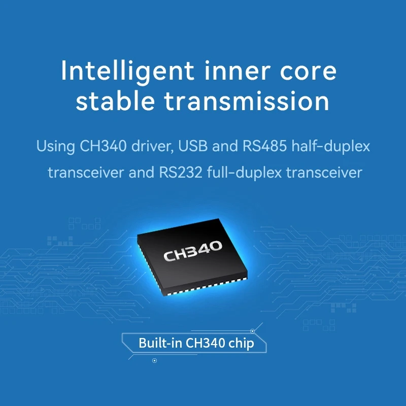 USB To RS485 RS232 Converter With FTDI FT232 Chip Compatible With Windows 10 8 7 XP And Mac OS X 2PCS