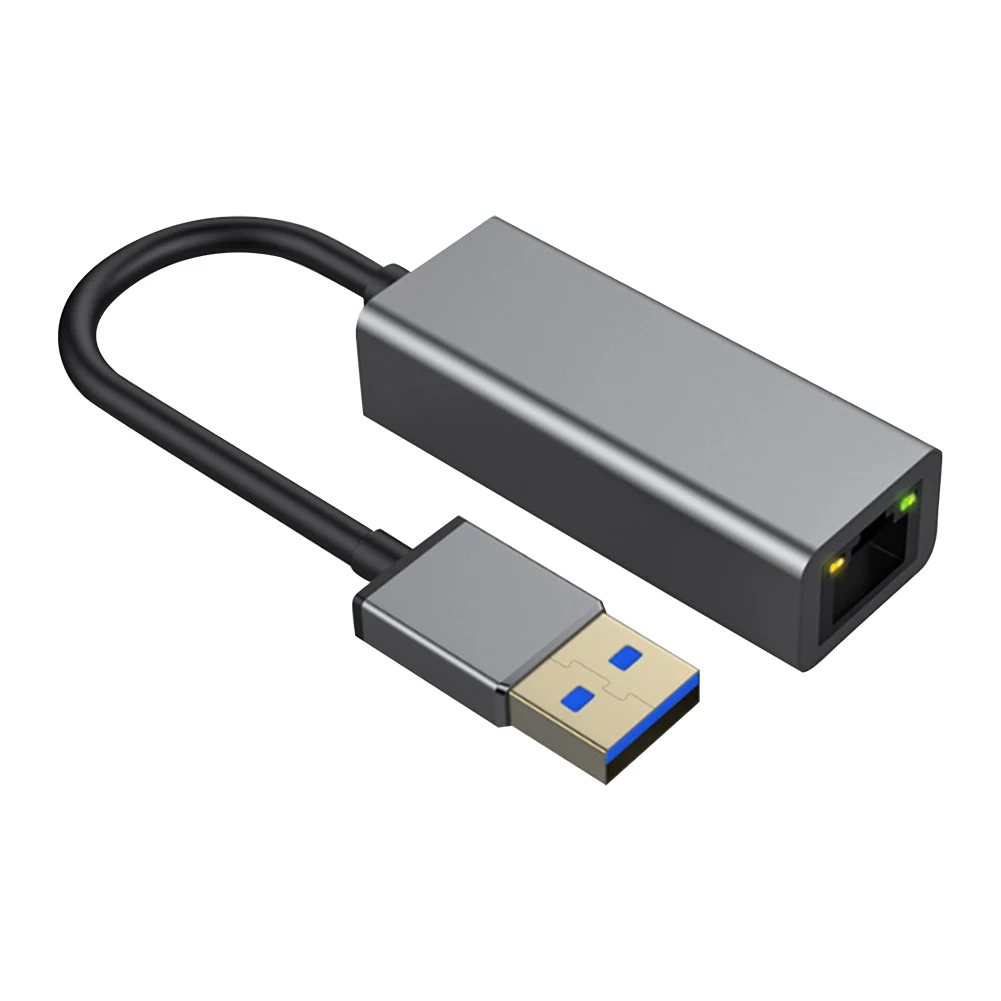Network Ethernet Adapter Portable Laptop RJ45 External 1000Mbps USB 3.0 To Gigabit LAN Converter ConnectionDrive Tablet