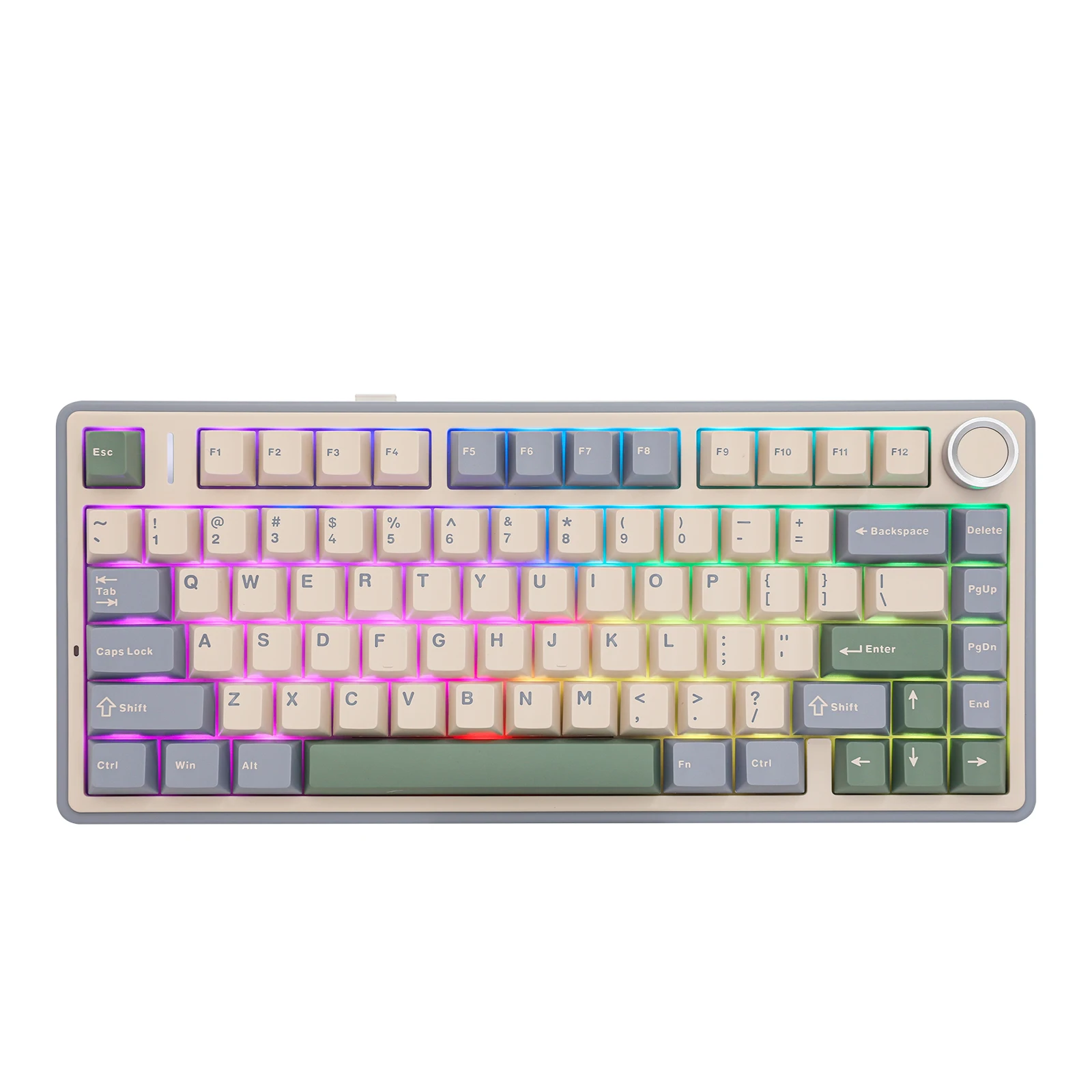Epomaker x aula-ワイヤレスメカニカルキーボード,f75,75%, 80キー 