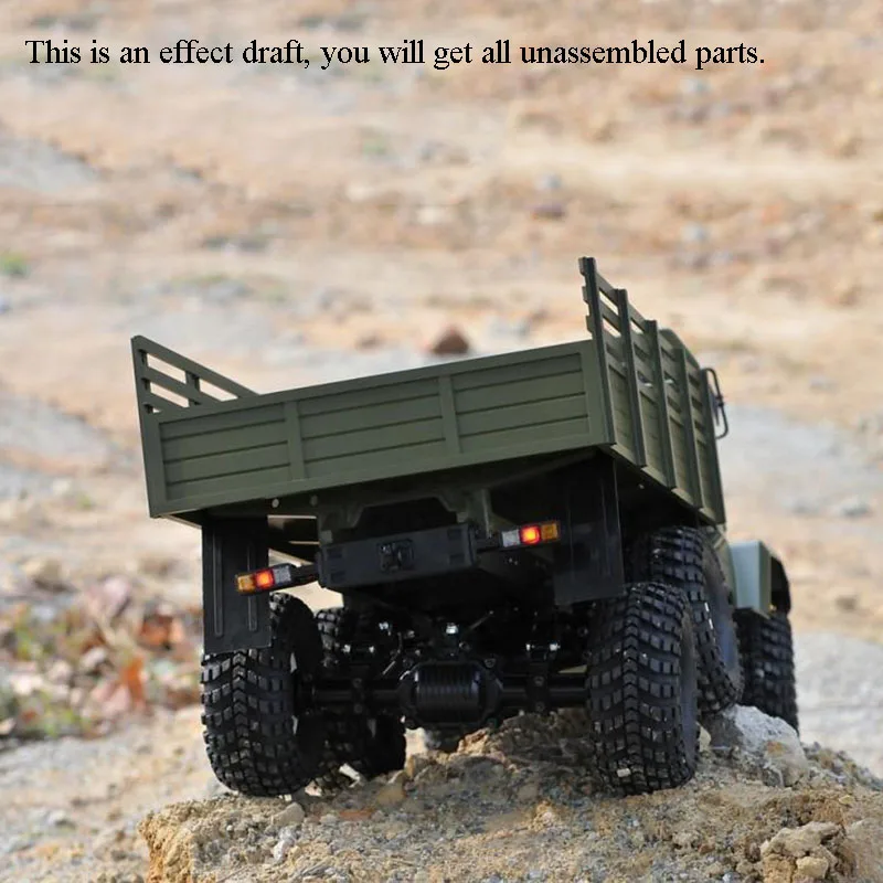 CROSS RC Model 1/12 KC6L Truck Off Road Military Car 6*6 KIT Motor Metal Hubs TH10489 3
