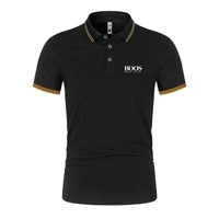 Polo à manches courtes de haute qualité pour hommes, T-shirt décontracté, confortable, cool et respirant, à la mode d'été, nouvelle collection 5