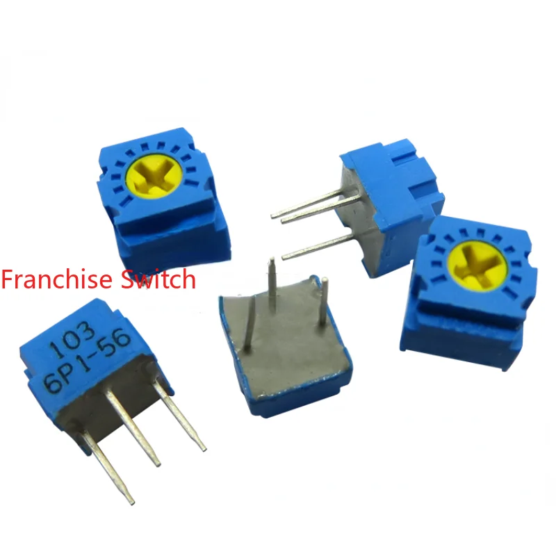 10 шт., стандартные потенциометры Gf 063p-1k, 2k, 5k, 10k, 20k 50pcs smd resistor 2512 5% rc2512jk 07 series 4 3k 4 7k 5 1k 5 6k 6 2k 6 8k 7 5k 8 2k 9 1k 10k 11k 12k 13k 15k 16k 18k 20k 22k