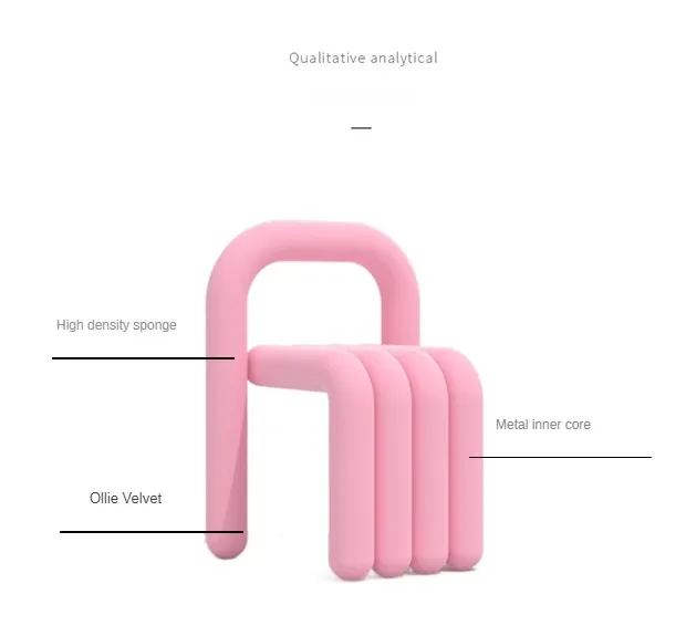 Description Picture 2 of itemMakeup Chair for Girls Small Bedroom Manicure Backrest Living Room Furniture  Pink Chair  Vanity Chair Furniture