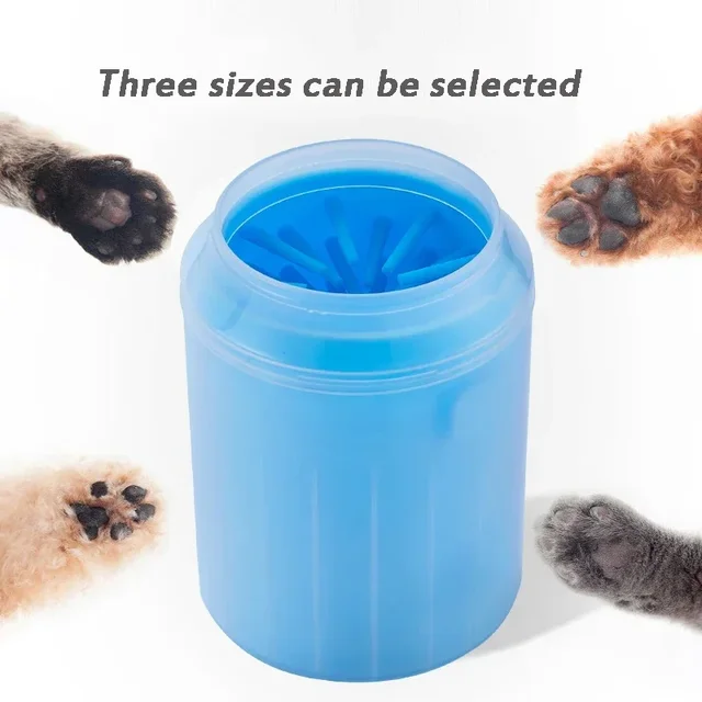 Pet Foot Washing Cup Portable Cat and Dog Foot Cleaner Soft Silicone Dog Paw Cleaning Tools Mini Wash Brush Bucket Pet Supplies 2