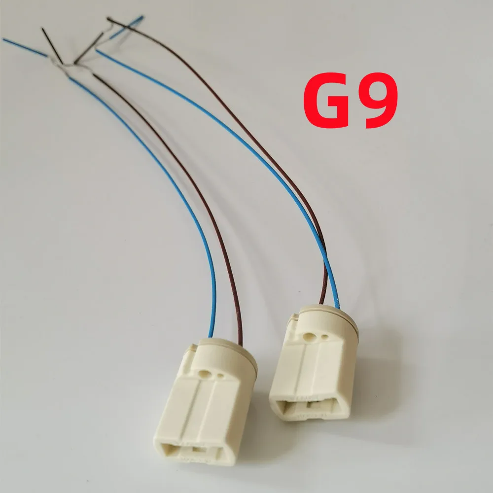 Porta Lampada G4 Mini 12V ø 9mm con Cavi 15 cm