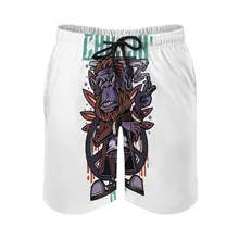Ape Men'S Sports Short Beach Shorts Surfing Swimming Boxer Trunks Bathing Ape Bape Cool Monkey White Funny Chimp Hype Hypebeast