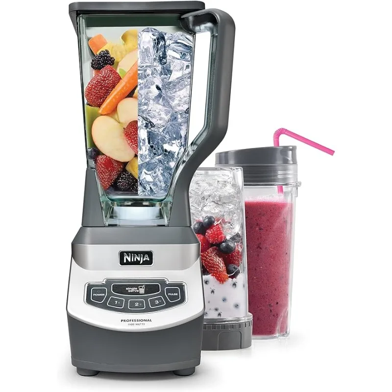 BL660 Professional Compact Smoothie & Food Processing Blender, 1100-Watts, 3 Functions -for  Drinks, Smoothies