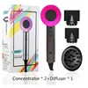 2000W Professional Hair Dryers Salon Strong Powerful Hot And Cold Wind Negative Ion Hammer Blower With Diffuser Nozzles Fast Dry 4