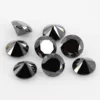 Top Quality Black Moissanite Loose Stone Black Color VVS1 Excellent Round Cut Moissanite Pass Diamond Tester 6