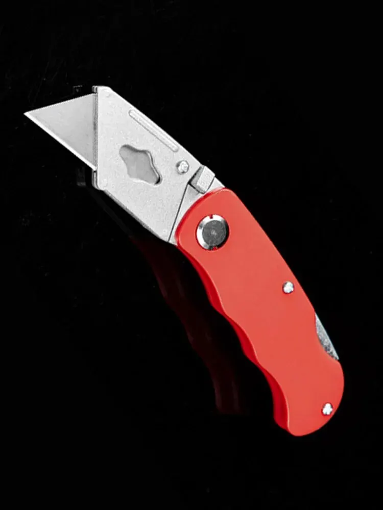 Utility Knife Retractable Sharp Cut Heavy Duty Steel Break 18mm Blade Paper Cut Electrician