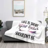 Flannel Throw Blanket Support Custom Logo for Couch Bed Sofa Lightweight Super Soft Warm Beautiful Eyes Eyelash Lashes Pattern 3