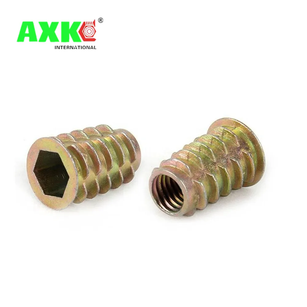 m8 insercoes de madeira porca kit cabeca sextavada porca moveis 01