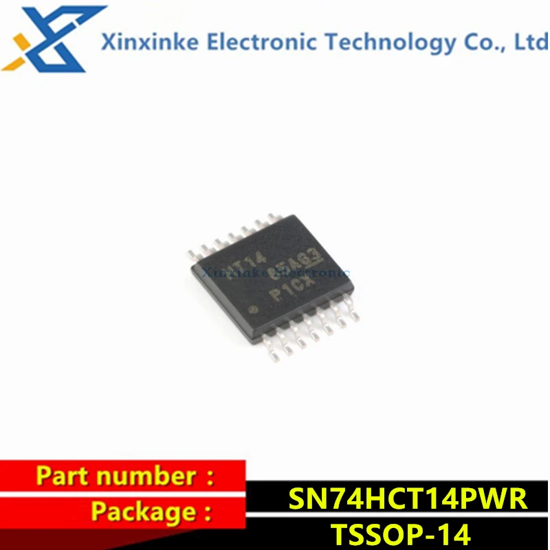 

SN74HCT14PWR TSSOP-14 Marking: HT14 Logic Chip SMD IC
