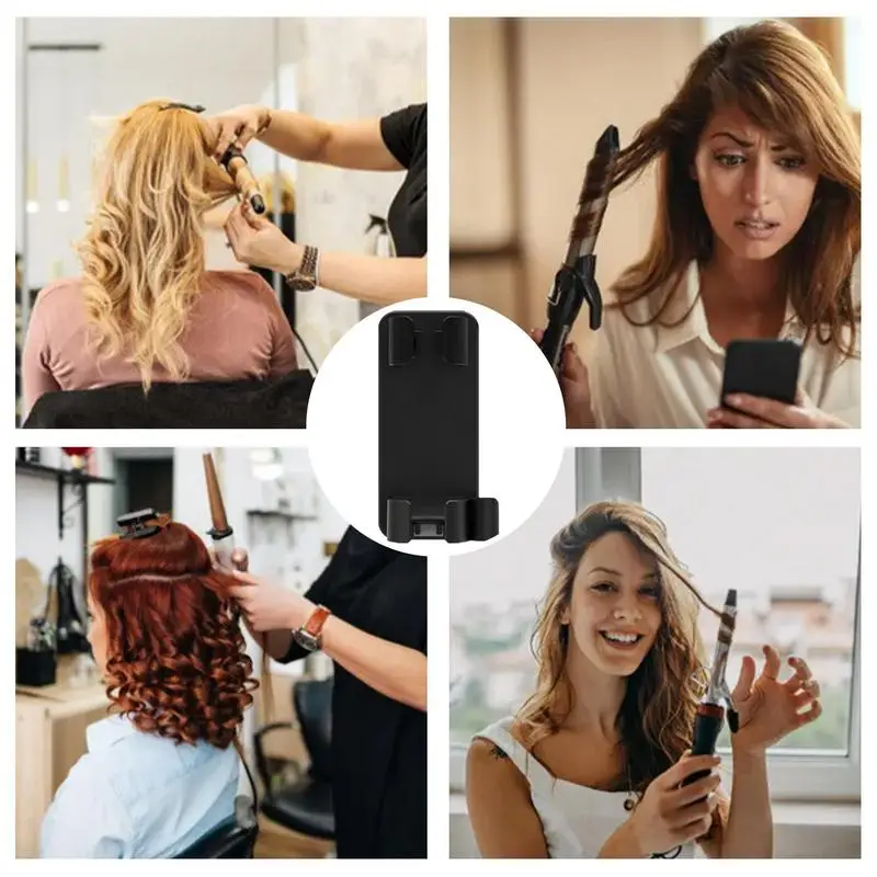 Hair Tool Organizer Adhesive Blow Dryer Rack Curling Iron Holder Hair Straightener Rack Salon Styling Accessories