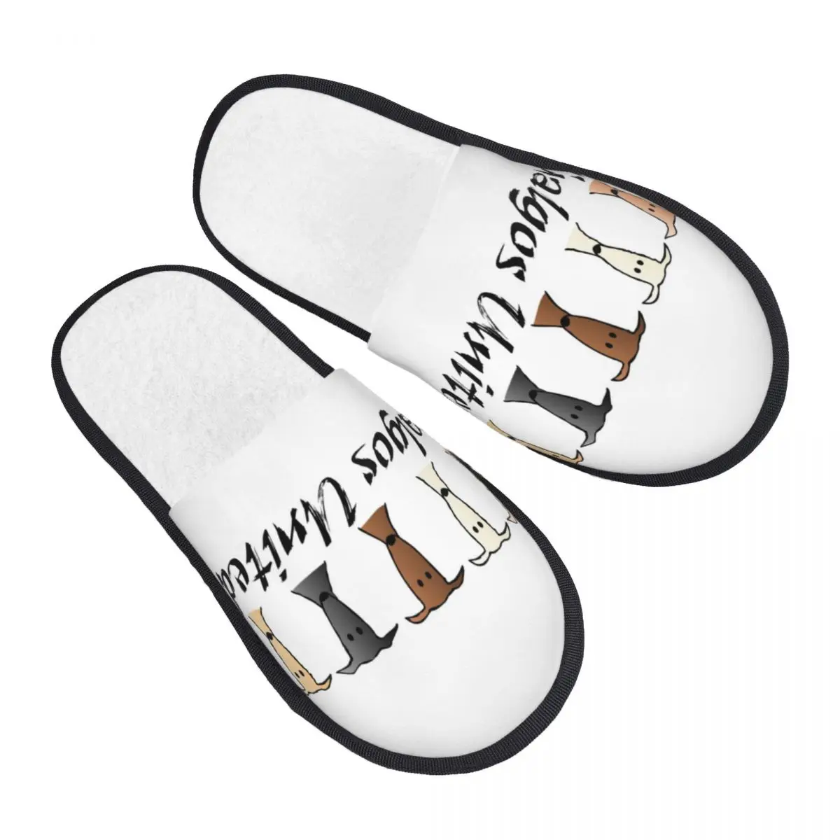 

Galgos United Greyhound Cozy Scuff With Memory Foam Slippers Women Sighthound Whippet Dog Bedroom House Shoes