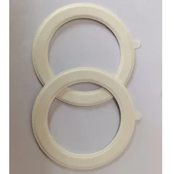 Universal Leather Magnetic Ring with Wireless Charging and Car Holder Support (2Pcs White)