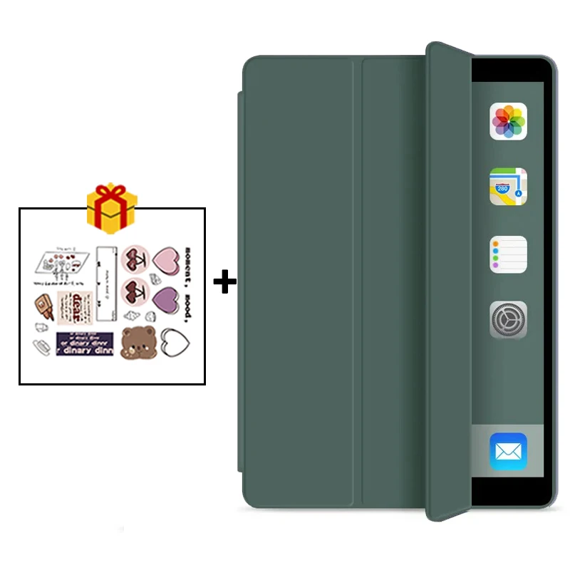 Slim Shockproof Trifold Stand Case with Auto Wake Sleep Feature