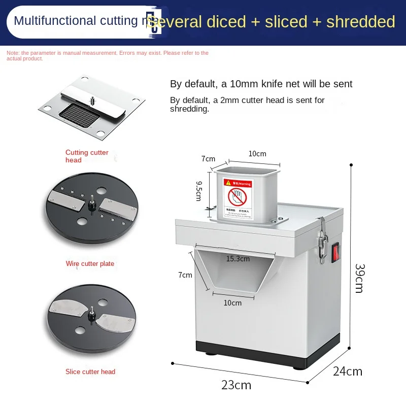 Multi-functional Dicing Machine Commercial Radish Cutting Fruit Slices Potato Cutting Machine Dicing Machine