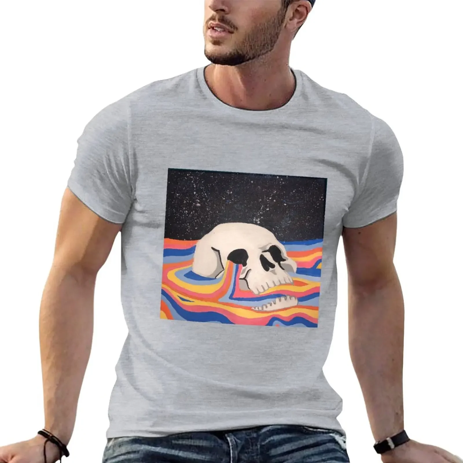 

Galaxy Skull T-Shirt tees boys whites t shirt men