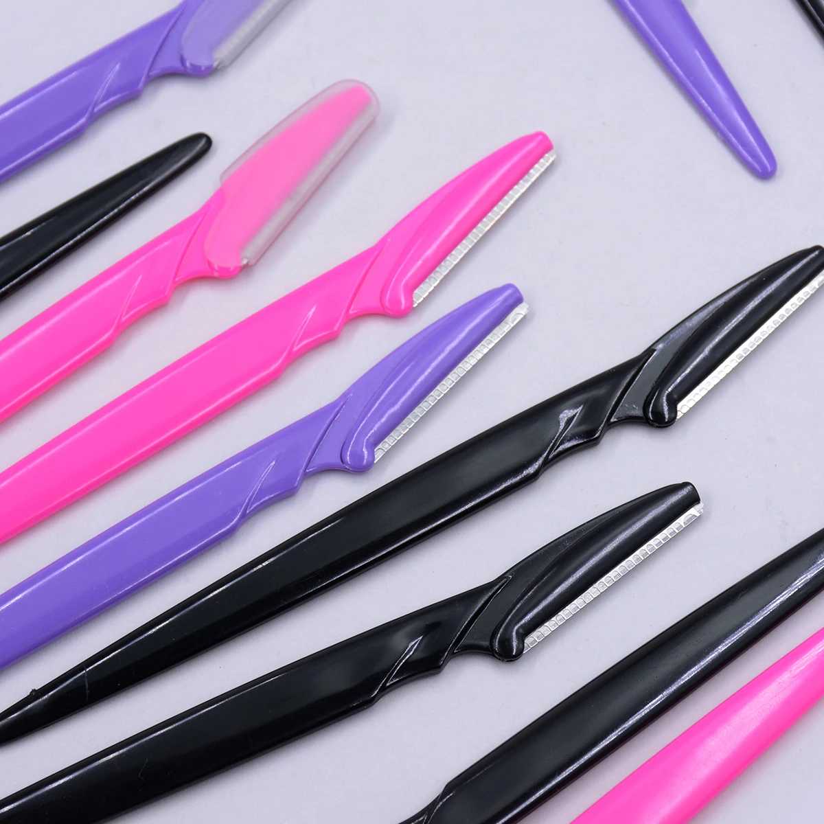 Woman Eyebrow Razors 30pcs In Container Facial Trimmer Body Hair Shaver Eye Brow Epilation Hair Removal Cutter Blades