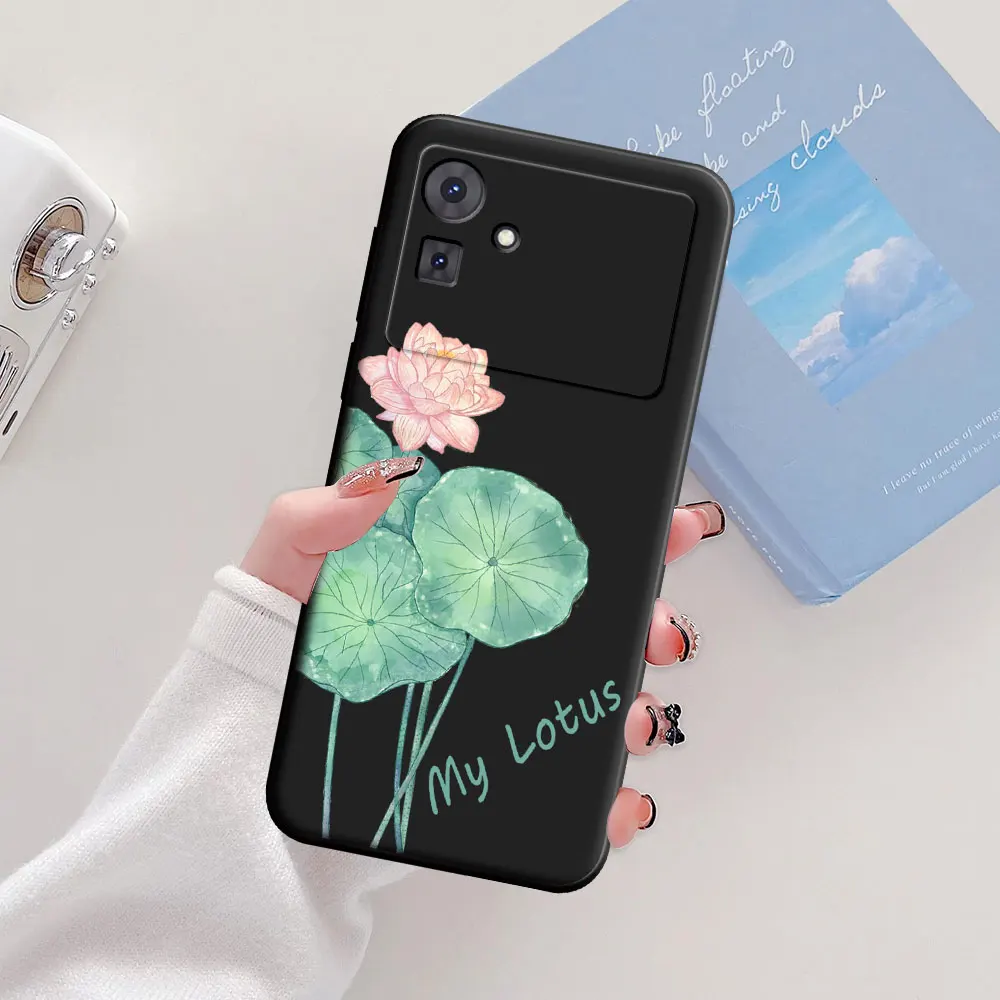 Funda Para Cubot Note 21 Screen Protector, 2 Piezas Negro Suave Silicona TPU Canica Carcasa Caso