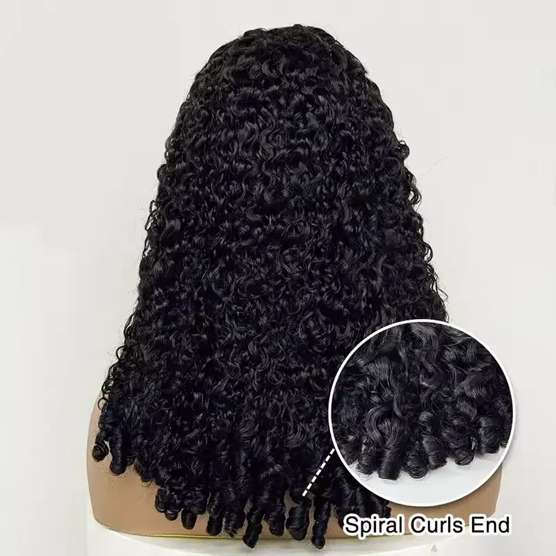 30 36 Inch Burmese Curly Hair Wig 13x6 HD Lace Front Human Hair Hair Wig 250% Density 13x4 Lace Front Loose Deep Wave Wig 3