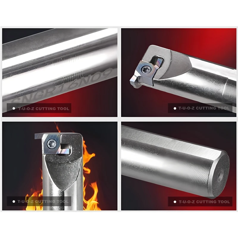TUOZ S12M-SNGR08, S16Q-SNGR09 CNC 그루빙; S08K, S10K, S12M, S16Q S20R 보링 그루빙 및 절삭 공구 홀더