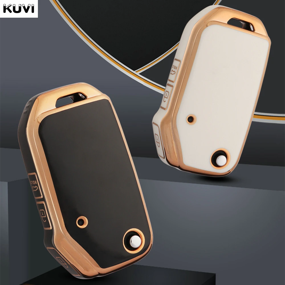 Custodia In TPU Morbido Per Chiave Kia Soul Rio Sportage | Cover 360° Trasparente E Protettiva