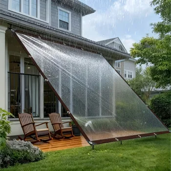 Clear Waterproof Tarp 1